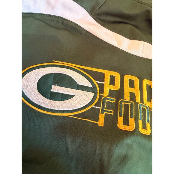NFL Green Bay Packers Youth Team Apparel Jacket Green/Gold Size L (14/16) Full Z - Picture 3 of 14